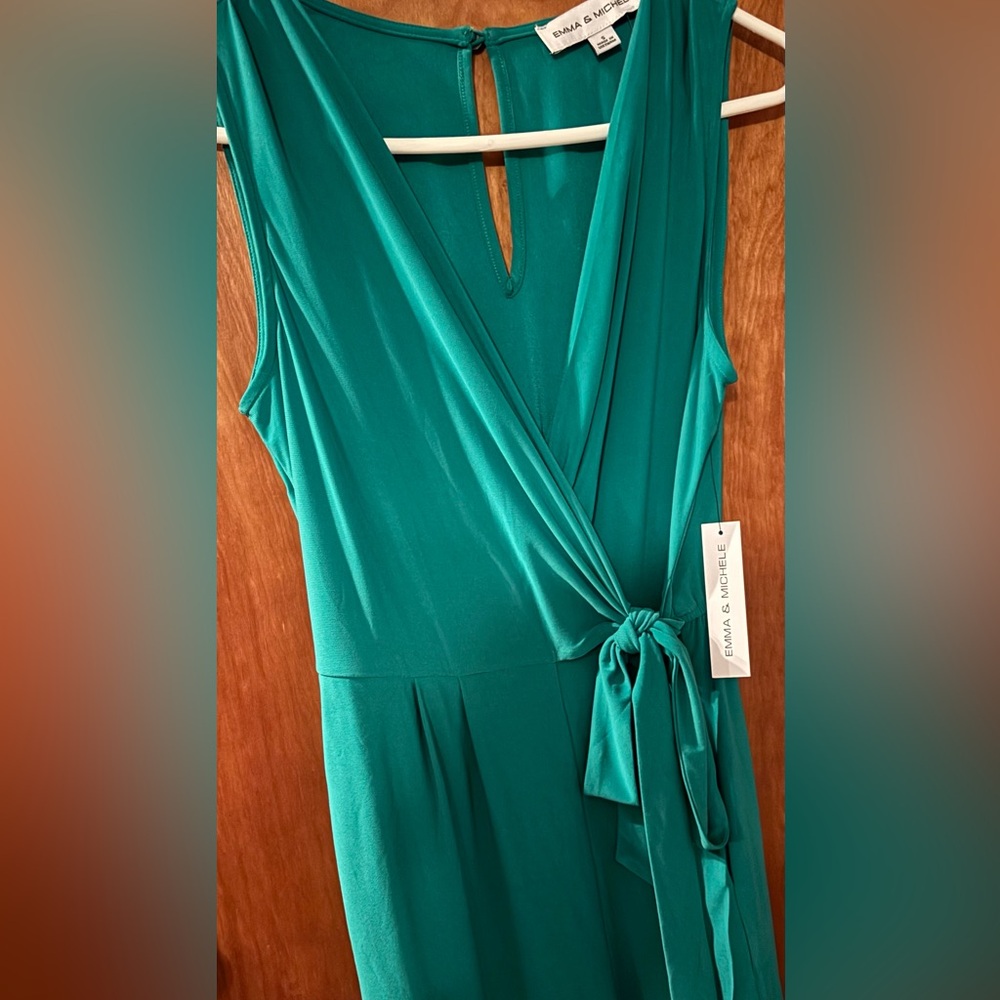 Emma & Michele Asymmetrical Green Romper